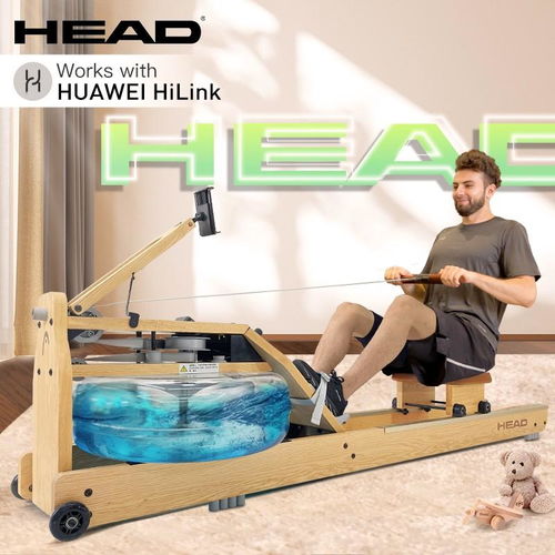 海德HEAD WR689水阻劃船機 高端進口紅橡木，智能折疊健身新體驗